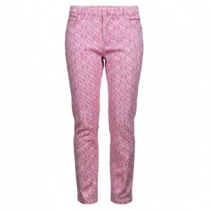 Tyler Boe Women's Golf Pant Pink 4 Small Tapered Leg Stretch Sports Zip Pocket